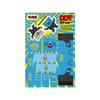 DDT Sticker -Kamikaze Boy(BLUE)-